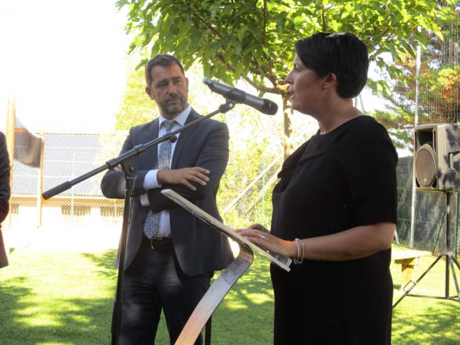 Estelle Grelier et Christophe Castaner Estelle Grelier et Christophe Castaner