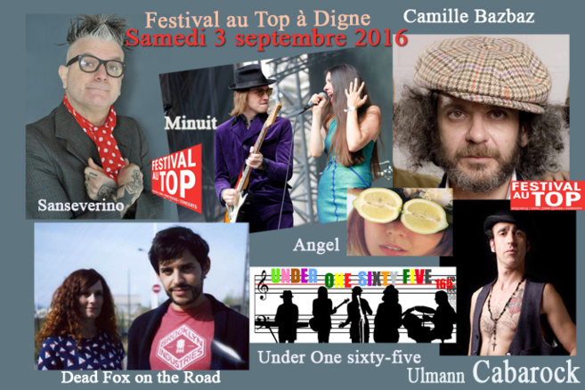 Festival de soutien Samedi 3 septembre 2016 au Parc Louis Jouvet à Digne-les-Bains Festival de soutien Samedi 3 septembre 2016 au Parc Louis Jouvet à Digne-les-Bains
