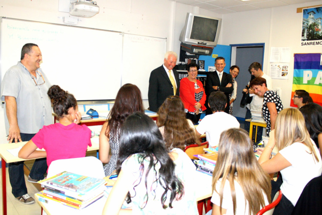 VISITE OFFICIELLE DE RENTREE A LA CITE PAUL ARENE DE SISTERON VISITE OFFICIELLE DE RENTREE A LA CITE PAUL ARENE DE SISTERON