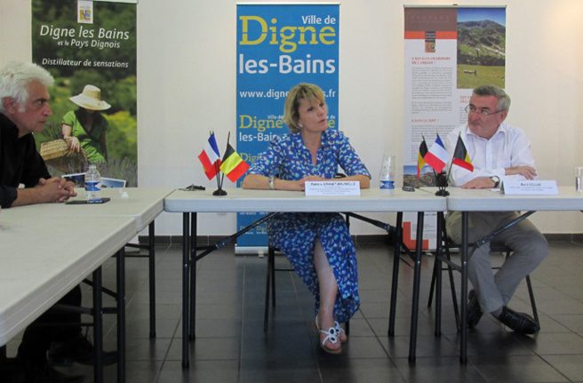 Visite Geoparc par la délégation Famenne-Ardenne Visite Geoparc par la délégation Famenne-Ardenne