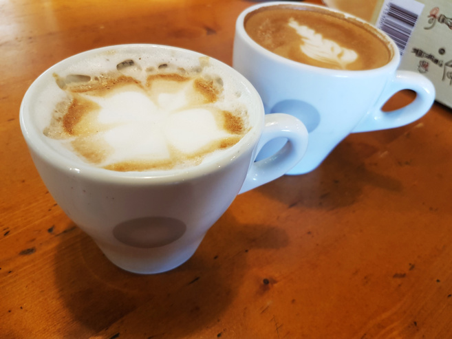 Le latte art réalisé par Cyril Pascal Le latte art réalisé par Cyril Pascal