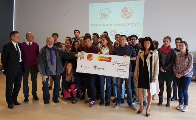 A Digne des lycéens ont couru pour des enfants malades A Digne des lycéens ont couru pour des enfants malades