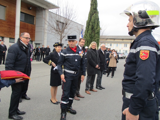 Les pompiers de Manosque ont fêté la Sainte-Barbe Les pompiers de Manosque ont fêté la Sainte-Barbe