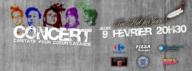 To Hot For Jane en concert au Studio 57 pour Coeur Lavande To Hot For Jane en concert au Studio 57 pour Coeur Lavande