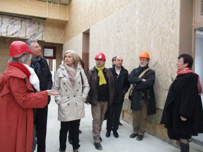 La Région en visite sur l’éco campus de Sainte-Tulle La Région en visite sur l’éco campus de Sainte-Tulle