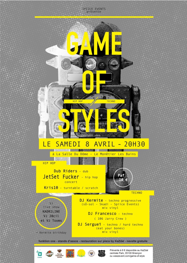 Game of Styles à la salle du dôme : Game of Styles à la salle du dôme :