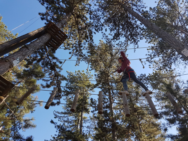 Des vacances de Pâques dans les arbres au Chaffaut Des vacances de Pâques dans les arbres au Chaffaut