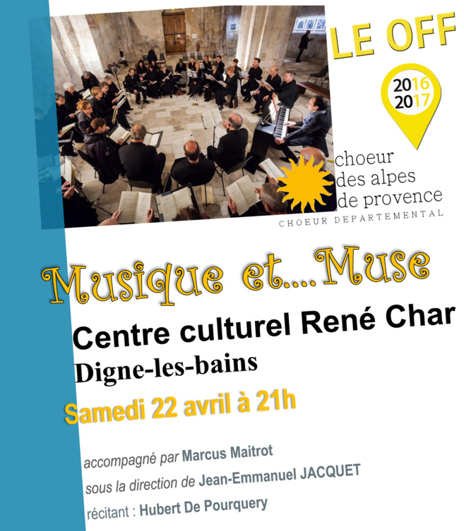 Le choeur départemental des Alpes de Provence en concert à Digne Samedi Le choeur départemental des Alpes de Provence en concert à Digne Samedi