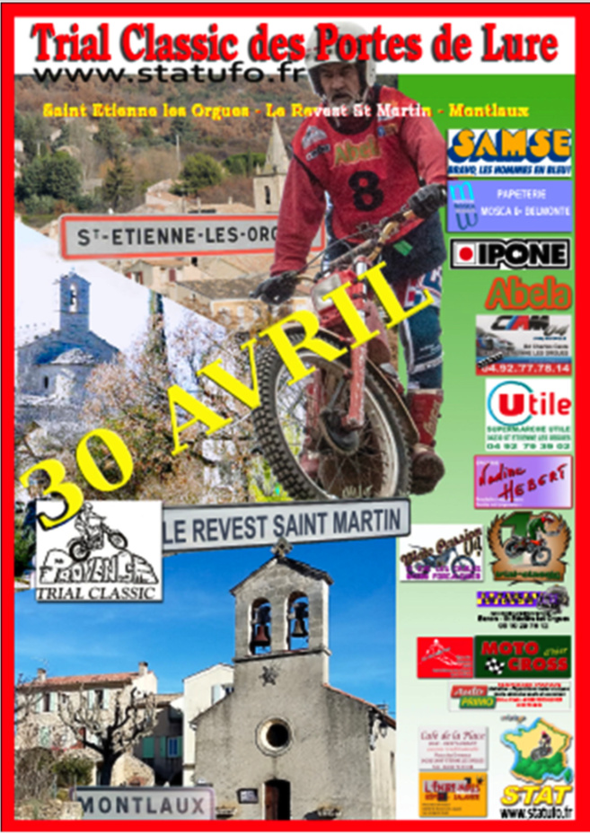 Un trial vintage aux portes de Lure Un trial vintage aux portes de Lure