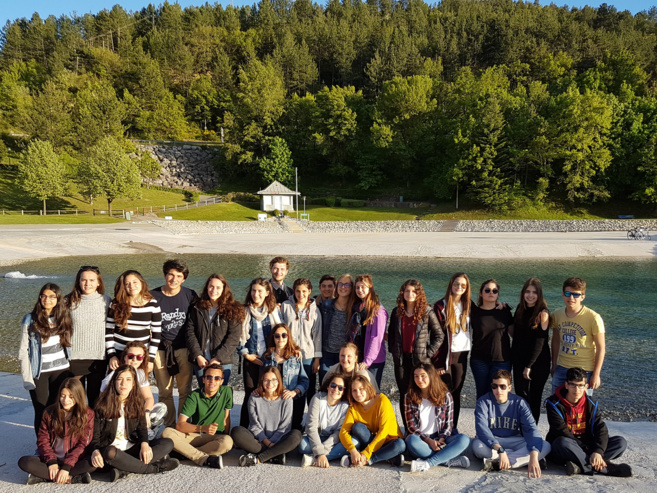 Le géoparc a accueilli une visite scolaire européenne Le géoparc a accueilli une visite scolaire européenne