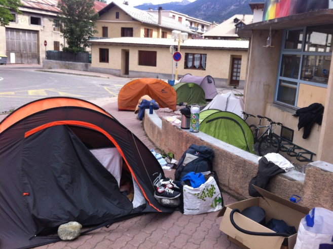 Des migrants accueillis à Briançon engagent une grève de la faim Des migrants accueillis à Briançon engagent une grève de la faim