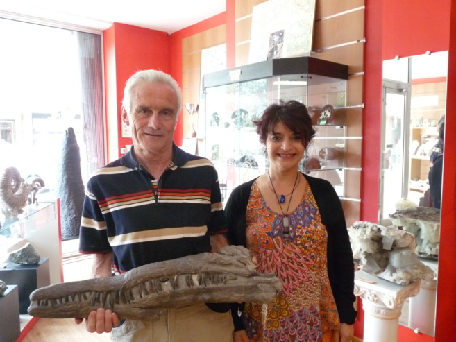 Rolland Oddou, passionné des septarias Rolland Oddou, passionné des septarias