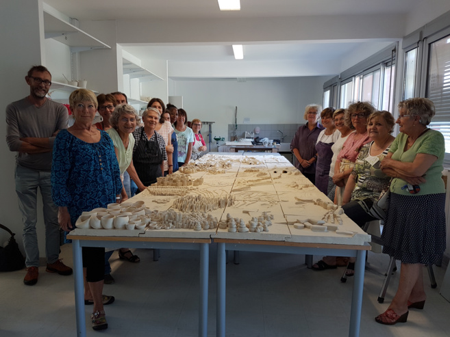 Une fresque murale pour le centre ancien de Digne-les-Bains Une fresque murale pour le centre ancien de Digne-les-Bains