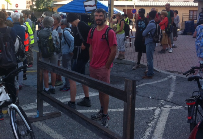 La Marche pour le droit d’asile est partie de Briançon La Marche pour le droit d’asile est partie de Briançon