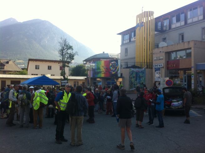 La Marche pour le droit d’asile est partie de Briançon La Marche pour le droit d’asile est partie de Briançon