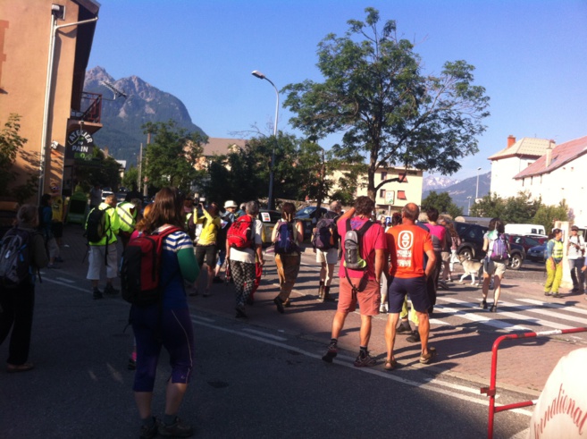 La Marche pour le droit d’asile est partie de Briançon La Marche pour le droit d’asile est partie de Briançon