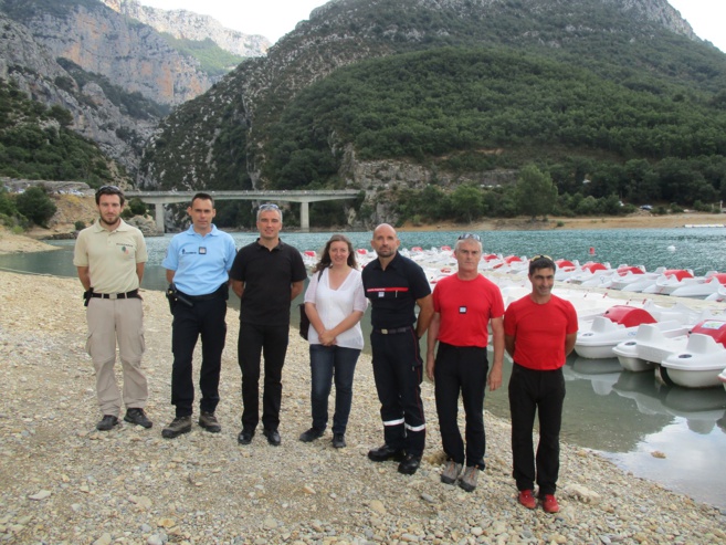 Gorges et lacs du Verdon, ils assurent la sécurité cet été Gorges et lacs du Verdon, ils assurent la sécurité cet été