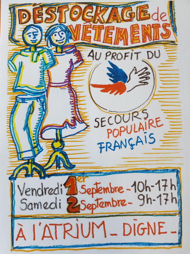 Carrefour déstocke pour le Secours Populaire Carrefour déstocke pour le Secours Populaire