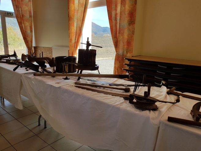 Marcoux a exposé des outils du passé Marcoux a exposé des outils du passé