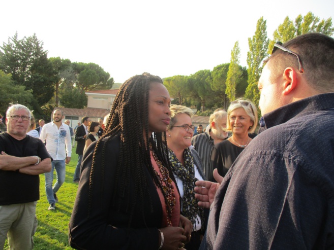 La ministre des sports Laura Flessel en immersion dans le 04 La ministre des sports Laura Flessel en immersion dans le 04
