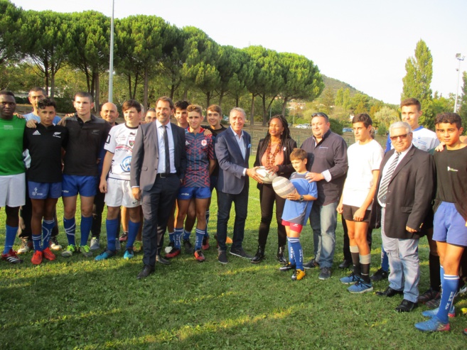 La ministre des sports Laura Flessel en immersion dans le 04 La ministre des sports Laura Flessel en immersion dans le 04