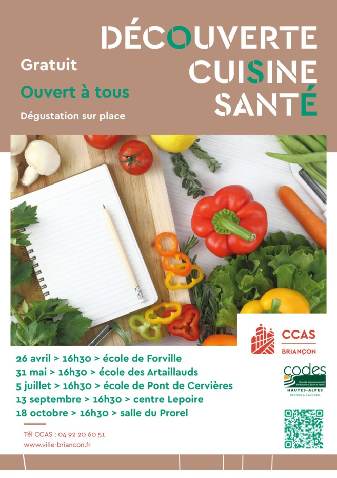 Un atelier cuisine-santé gratuit à Briançon Un atelier cuisine-santé gratuit à Briançon