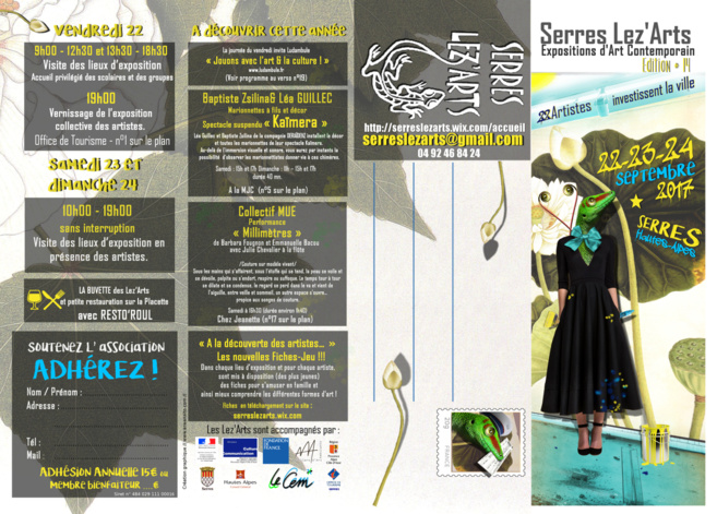 L’art contemporain investit le village de Serres L’art contemporain investit le village de Serres