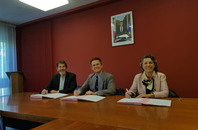 Hernry Etchevvery, Eric Lavis et Sophie Fouace Hernry Etchevvery, Eric Lavis et Sophie Fouace