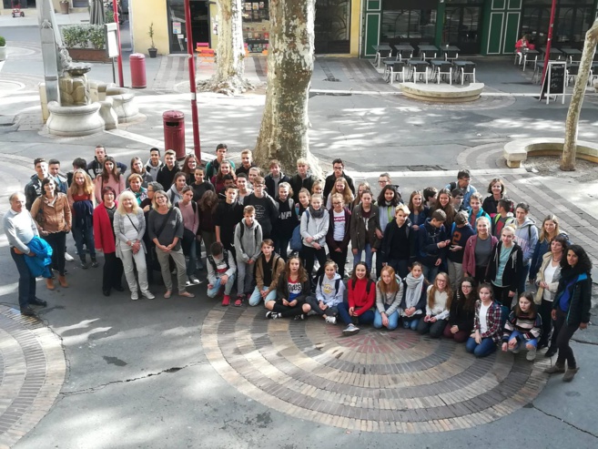 Une colombe et des médailles pour les échanges franco-allemands Une colombe et des médailles pour les échanges franco-allemands