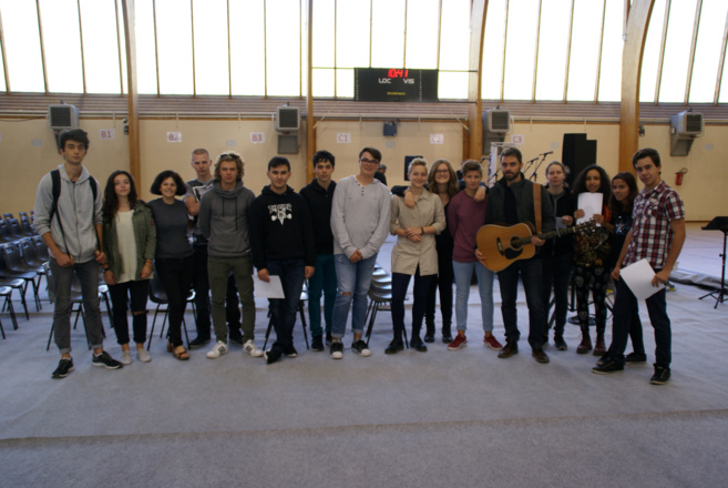 Des lycéens auteurs, compositeurs, interprètes le temps d'un concert Des lycéens auteurs, compositeurs, interprètes le temps d'un concert