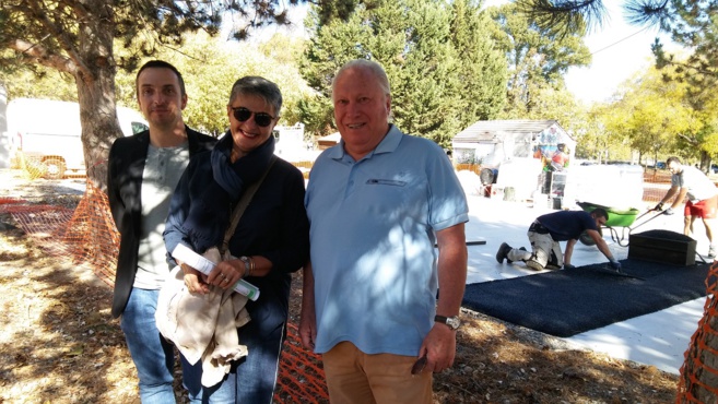 Une nouvelle aire de jeux en chantier aux Vannades Une nouvelle aire de jeux en chantier aux Vannades