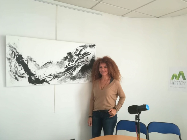 De la série "Terre", Sable volcanique sur toile, Vatnajökull, Yökulsarlan, Islande 2016, 60*120 cm De la série "Terre", Sable volcanique sur toile, Vatnajökull, Yökulsarlan, Islande 2016, 60*120 cm