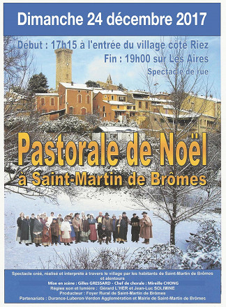 Saint-Martin de Brômes donne sa Pastorale de Noël dimanche