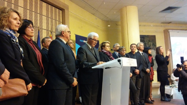 René Massette dans sa première cérémonie des vœux… René Massette dans sa première cérémonie des vœux…