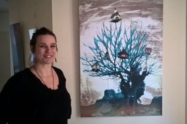 Elodie EF expose dans nos studios… Elodie EF expose dans nos studios…