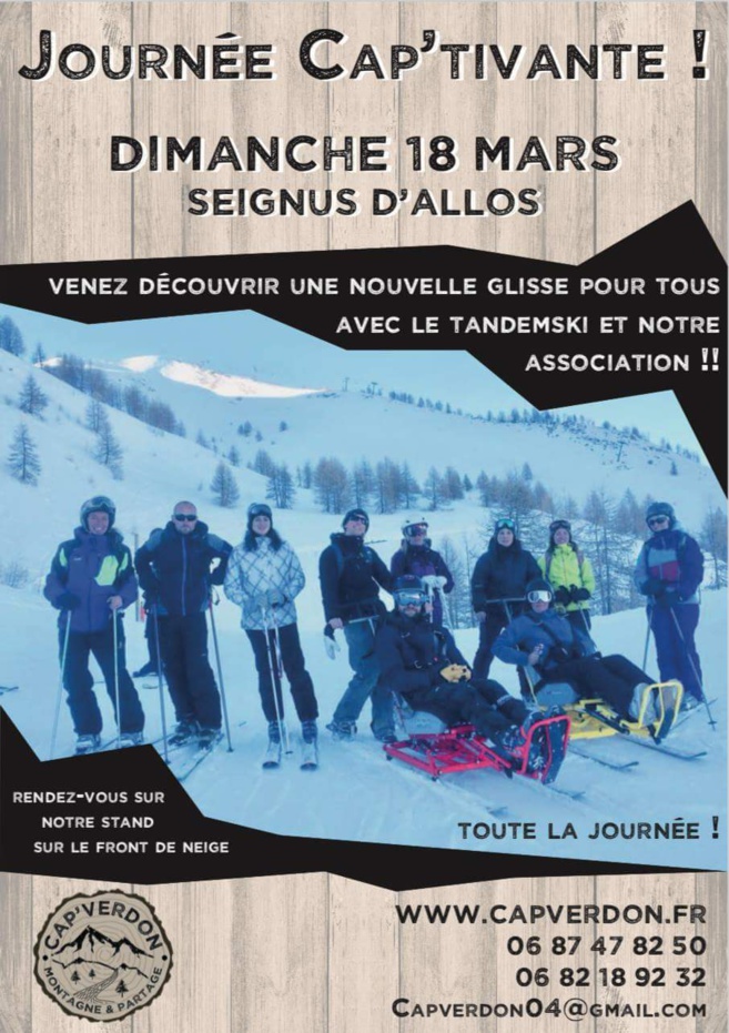 Dimanche, Tandemski en démonstration au Seignus d'Allos Dimanche, Tandemski en démonstration au Seignus d'Allos