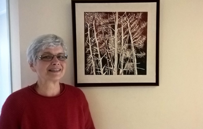 Elisabeth Salmon expose ses gravures dans nos studios Elisabeth Salmon expose ses gravures dans nos studios