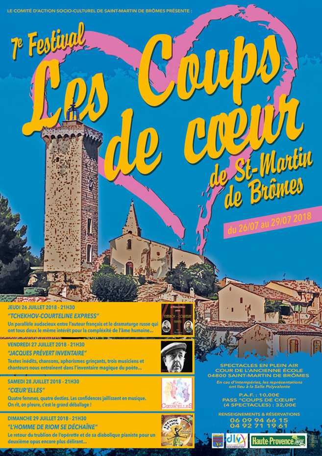 Saint-Martin de Brômes va célébrer le théâtre… Saint-Martin de Brômes va célébrer le théâtre…