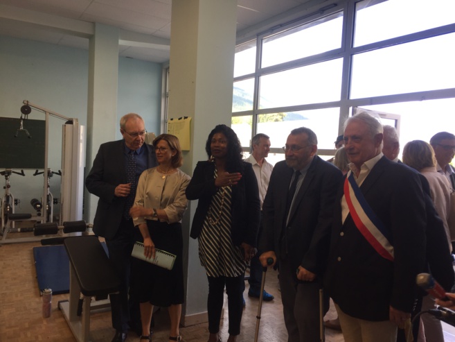 Laura Flessel en visite dans les Hautes-Alpes Laura Flessel en visite dans les Hautes-Alpes