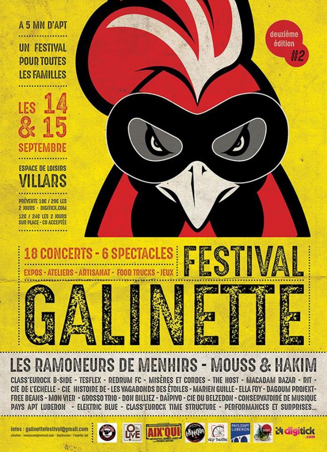 Galinette Festival un rendez-vous incontournable ! Galinette Festival un rendez-vous incontournable !