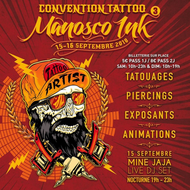Le salon du tatouage à Manosque le week-end prochain ! Le salon du tatouage à Manosque le week-end prochain !