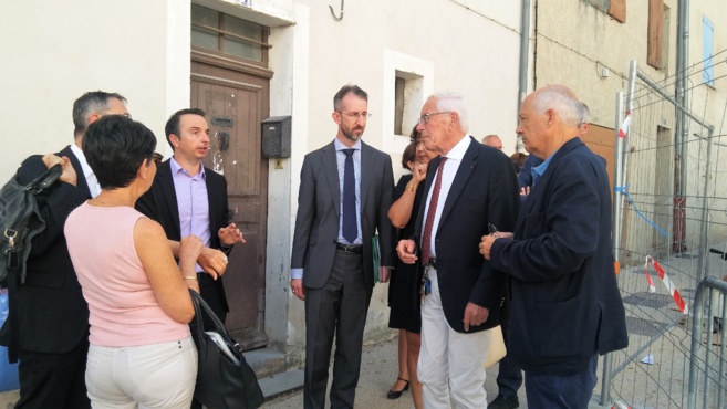 Le préfet Jacob en visite à Manosque Le préfet Jacob en visite à Manosque