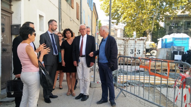 Le préfet Jacob en visite à Manosque Le préfet Jacob en visite à Manosque