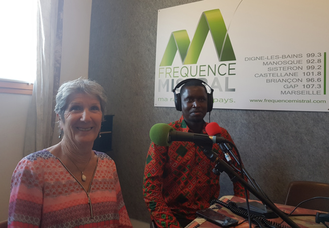 Claudine Thiot et Arfang Touré Claudine Thiot et Arfang Touré