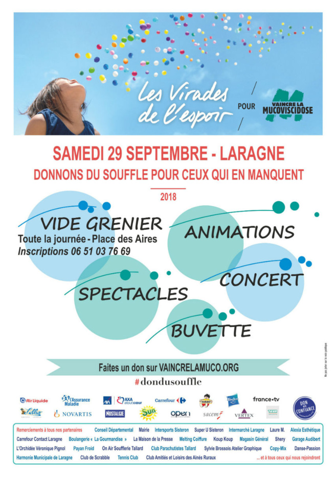 Bientôt les virades de l’espoir… Bientôt les virades de l’espoir…