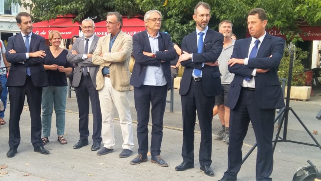 Une visite préfectorale et ministérielle à Forcalquier Une visite préfectorale et ministérielle à Forcalquier