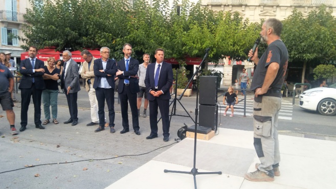 Une visite préfectorale et ministérielle à Forcalquier Une visite préfectorale et ministérielle à Forcalquier