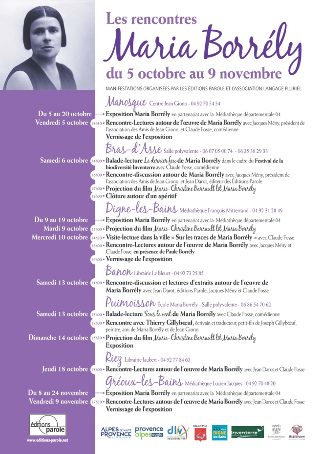 Maria Borrély aura ses Rencontres Maria Borrély aura ses Rencontres