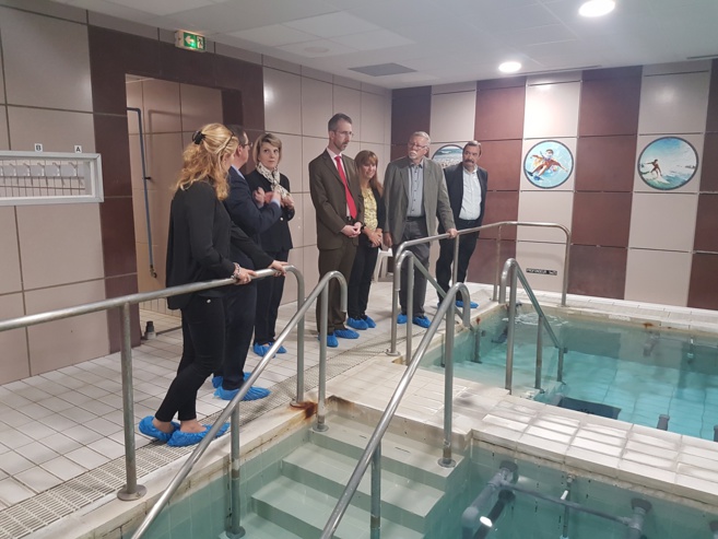 Quand l'Etat visite les thermes de Digne-les-Bains Quand l'Etat visite les thermes de Digne-les-Bains