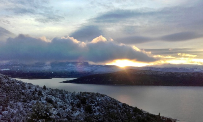 Lac de Sainte-croix - Hiver Lac de Sainte-croix - Hiver